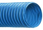 Hi-Tech Duravent SLP-10 Series PVC Fiberglass SLP-10 Series Air//HVAC Duct Hose 25 Length 4 ID Grey