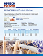 Insulation Hose Offerings